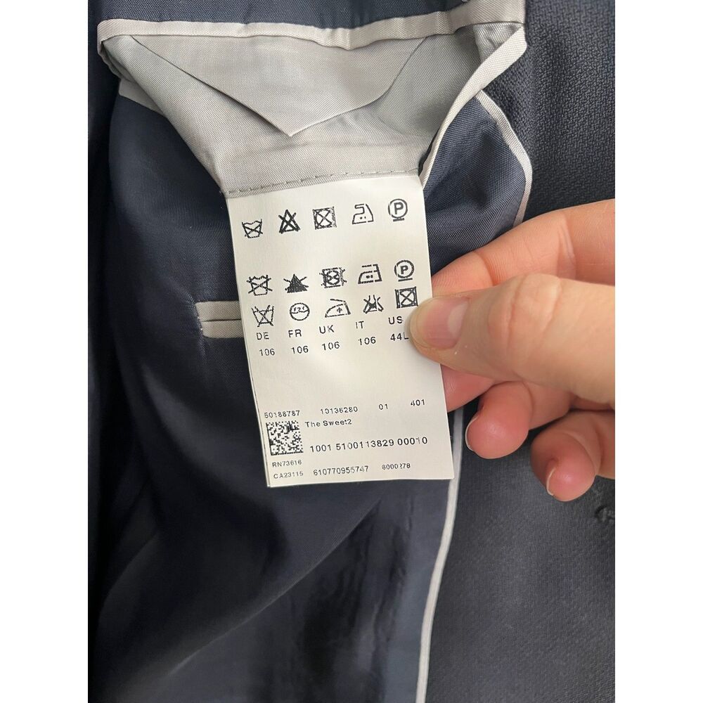 Hugo Boss Grey Men's Blazer - Picture 4 of 6